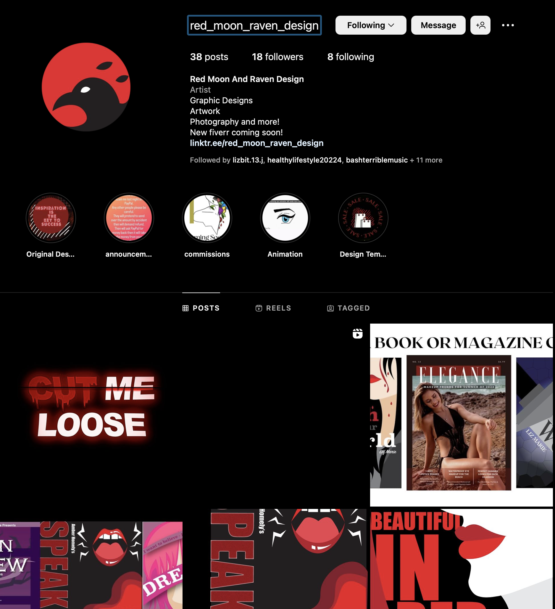our instagram profile